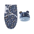 thumbnail image 4 of 1 Set Small And Medium Newborn Swaddle, For 0-6 Months, Baby Adjustable Swaddling Sleeping Bag, Baby Swaddle Blanket For Boys And Girls, Baby Wrap, Wearable Swaddle Sleeping Bag To Prevent Startle Ref, 4 of 4