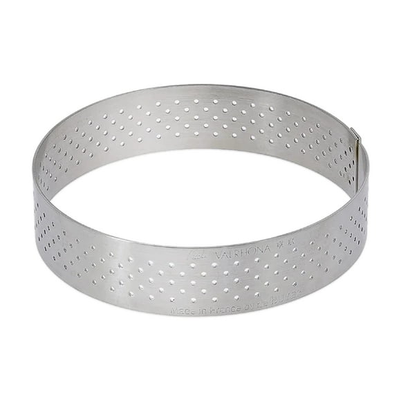 Tart Ring de Buyer, redondo, perforado, 10 cm de diámetro y 2 cm de altura