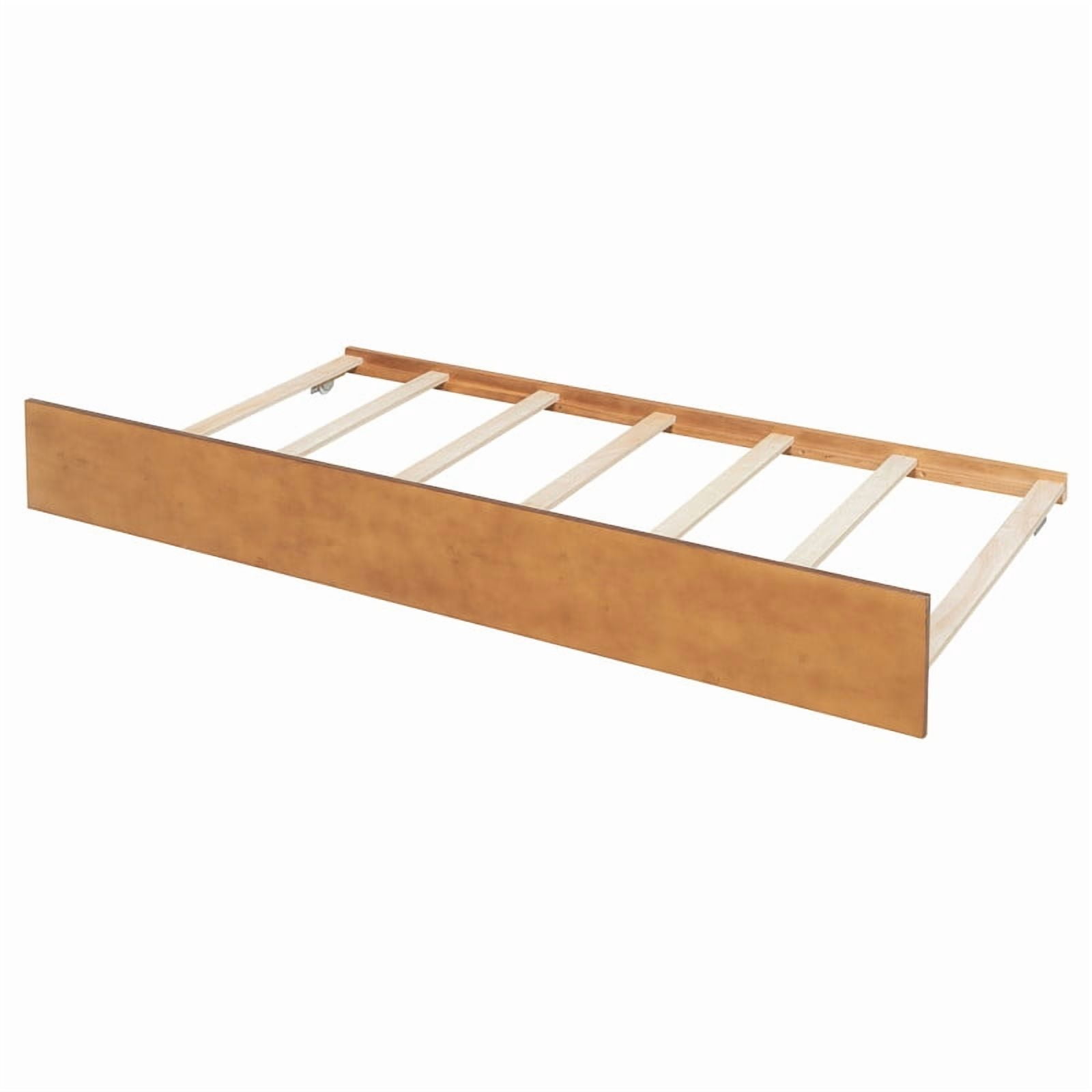 Bellemave Twin Size House Bed with Trundle Playhouse Platform Bed Wooden House-shaped Bed Frame with Fence Guardrail and Roof Tent Beds for Teens(Walnut, Twin Size)