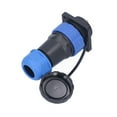thumbnail image 3 of Waterproof Plug Socket, Soldering Wiring Square 4 Hole Electrical Wire Connector 25A SP28 AC 380V  For Instruments For Marine Equipments 3 Pin,5 Pin,6 Pin,7 Pin,8 Pin, 3 of 8
