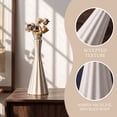thumbnail image 2 of Unique Bargains Ceramic Vase for Home Decor Tall Matte Flower Vase Ribbed Textured Beige, 2 of 5