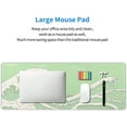 thumbnail image 6 of Matcha Green White Japanese Anime Gaming Mouse Pad XL Cute Kawaii Sage Aesthetic Wave Extended Large Desk Mat Non-Slip Rubber Base Stitched Edge Keyboard Mousepad for PC Office Laptop,31.5×11.8 in, 6 of 6