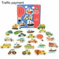 thumbnail image 1 of Integrated Design Puzzles Toys,   Game Card Toy, Exquisite Workmanship For Baby Traffic Type,Animal Type,Vegetable And Fruit Type, 1 of 2