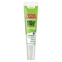 MOLD ARMOR 100% Silicone Mold Free Caulk & Sealant (Clear), 5.5 Oz.