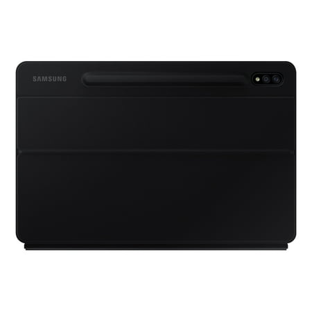 Samsung - Galaxy Tab S8, Tab S7 Slim Book Cover Keyboard - Mystic Black