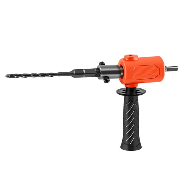 Electric Drill to Hammer Adapter, Portable Handheld Electric Drill to Hammer Conversion Head with Drill Bit, Lightweight Electric Drill to Hammer Converter, Conversion Head for Electric Dril