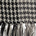thumbnail image 2 of Design Imports CAMZ11397 Black & Grey Houndstooth Plaid Blanket Throw, 2 of 2