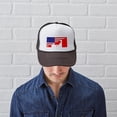 thumbnail image 6 of CafePress - Canadian American Flag - Adjustable Unisex Printed Trucker Hat with Mesh Back, 6 of 8