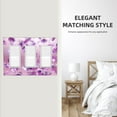 thumbnail image 5 of Purple Crystal Switch Cover Decorative Wall Plate 3-Gang Standard Size, 5 of 5