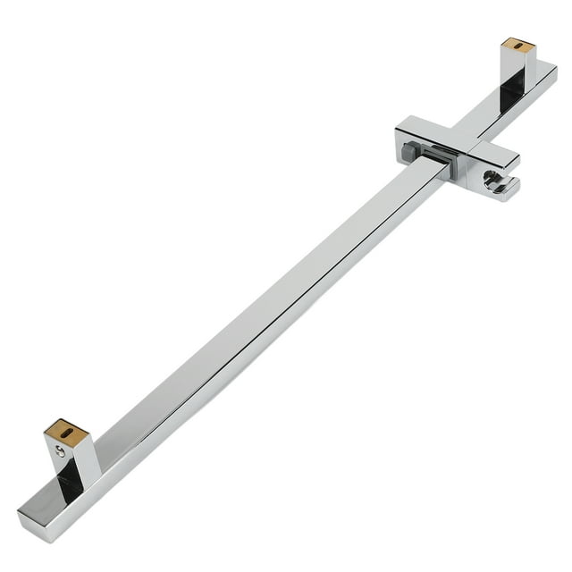 Shower Rod, Shower Sliding Bar Easy To Install Rust Proof For Bathroom For Home For Hotel Electroplating,Black