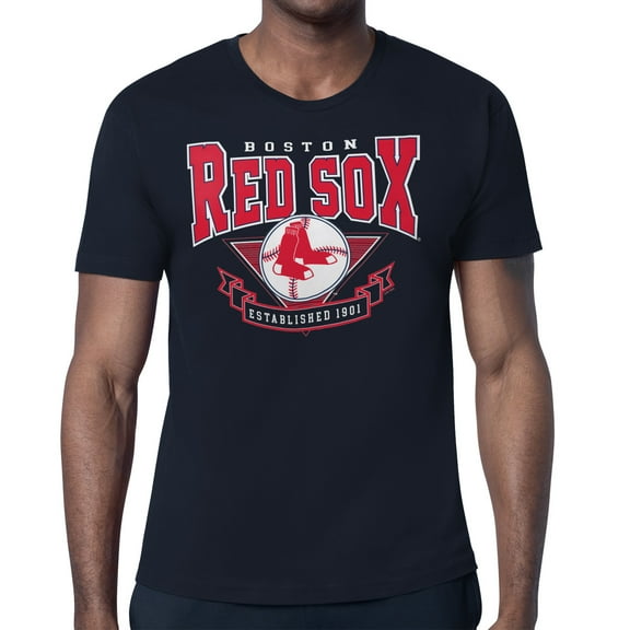 Men's Starter Navy Boston Red Sox -80s Inspired T-Shirt