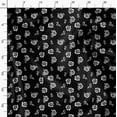 thumbnail image 3 of Soimoi Florals Print, Silk Fabric, Decor Sewing Fabric by The Yard 42 Inch Wide,Decorative Fabric for Shirts Suits Ties, Black, 3 of 6