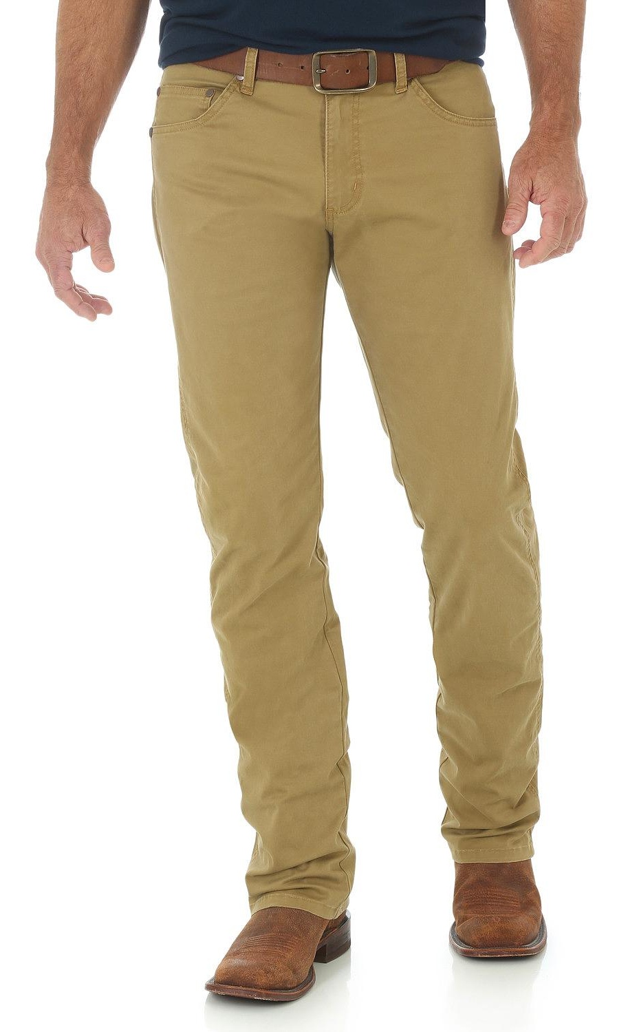 Wrangler Men's Retro Slim Fit Straight Leg Khaki Jeans - 88Mwzan - image 3 of 3