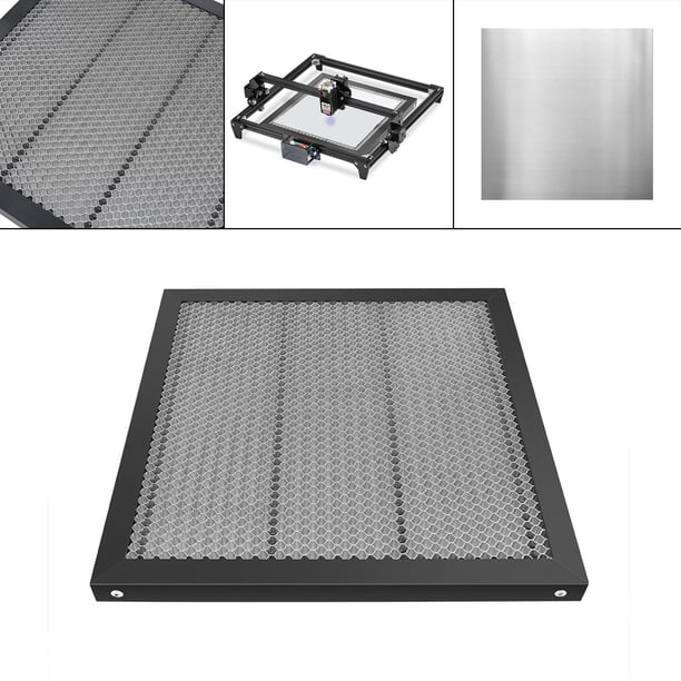 licencia de de que protege las piezas del equipo de escritorio Tablero de rejilla 22mm Letras de metal grueso para la fabricación de licencias de 11.81x11.81x0.87 pulgadas Hugo placa de panal