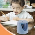 thumbnail image 3 of 1 Set Electric Pencil Sharpener with Cutter USB Rechargeable Battery Operated Portable Automatic Pencil Sharpener School Student Stationery Gift, 3 of 7