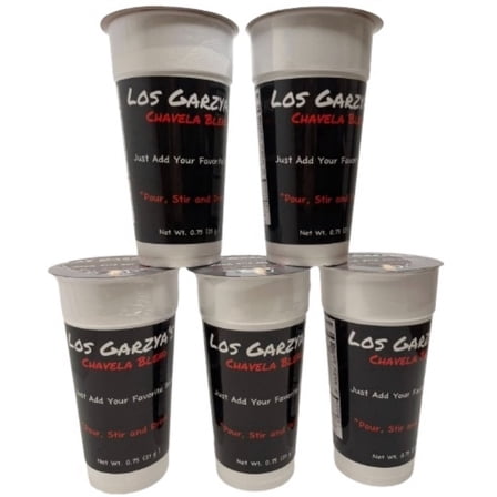 Los Garzya's Michelada Cups, 5-Pack, 24 Oz., No Bloat Feeling, No Artificial Preservatives