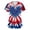 Navy(American Flag Stars), variant on 4th of July Scrub Tops Women American Flag Stars Striped Nurse Working Uniforms Trendy V-Neck Side Slits Scrub Shirt July 4th Celebration Short Sleeve Nursing Scrubs with Pockets White 3XL
