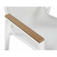 thumbnail image 5 of Meridian Furniture Nizuc Off White Fabric Outdoor Patio Dining Chair (Set of 2), 5 of 7