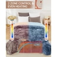 thumbnail image 6 of GARVEE Electric Heated Blanket King Size 100"x90" Velvet Soft Dual Controls Fast Heating Blankets,Over-Heat Protection,Grey, 6 of 10