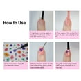 thumbnail image 5 of Nail Art Sticker Calcomanías 3D Autoadhesivo Acrílico Grabado Nail Sticker TFixol multicolor y 6, 5 of 5