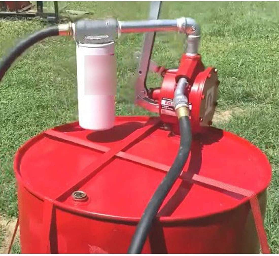 iFJF 1200KTF7018 Fuel Filter Spin-on Particulate for Transfer Pump FR112 FR1210G FR610G 18 GPM 3/4" with 1200KTG9075 Filter Head and 3/4” ST Elbow and 3/4 x 7” Nipple
