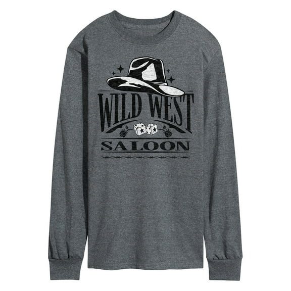 Instant Message - Wild West Saloon - Men's Long Sleeve T-Shirt