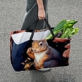 thumbnail image 7 of Squirrel Large Capacity Reusable Foldable Beach Bag | Oxford Cloth Beach Bag, Laundry Organizer, and Decorative Box, 7 of 7