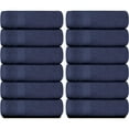 thumbnail image 2 of White Classic  Luxury Cotton Washcloth 13x13 - Set of 12 Navy, 2 of 5