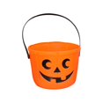 thumbnail image 1 of Cubo de calabaza de Halloween, decoración, suministros para fiestas, tarro, barril de dulces de Halloween, foto Cubo recto, 1 of 9