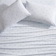 thumbnail image 5 of Nautica 100% Washed Cotton Percale 4-Piece Sheet Set, Full, Pale Blue, 5 of 6