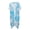 Blue-white Tie-dyed, variant on Polyester Cover Ups for Swimwear Women for Pool Vacation Vibe Kimono Blue-white Tie-dyed