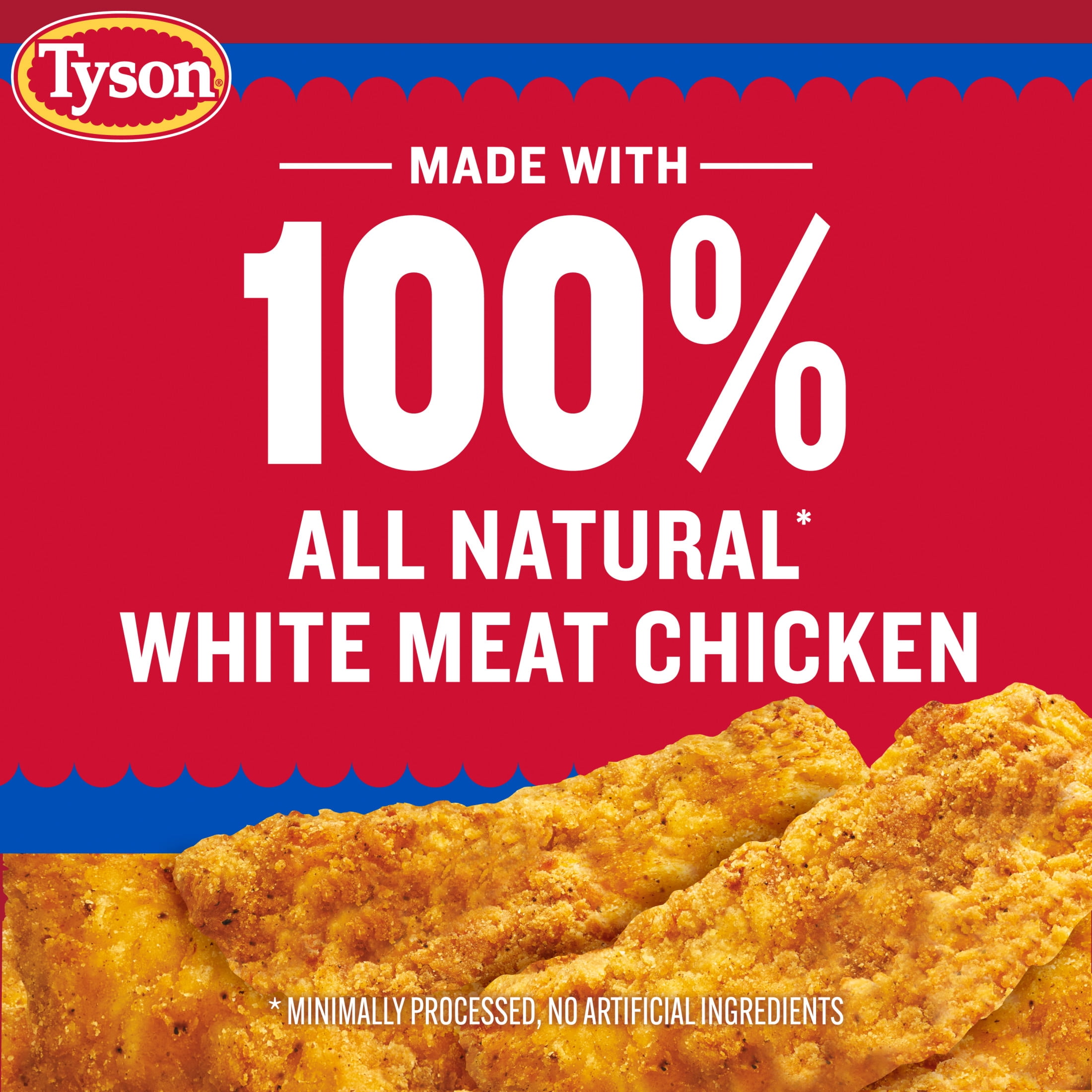 Tyson Southern Style Chicken Breast Tenderloins, 25 oz (Frozen, Fully Cooked)