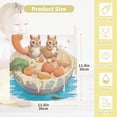 thumbnail image 2 of Dreamtimes 5 PCS Cute Squirrel Noodles Baby Muslin Washcloths, Autumn Animals Face Towel Burp Cloths Ultrasoft Absorbent Cotton Bath Wipes Towels for Newborn Boys Girls, 2 of 7