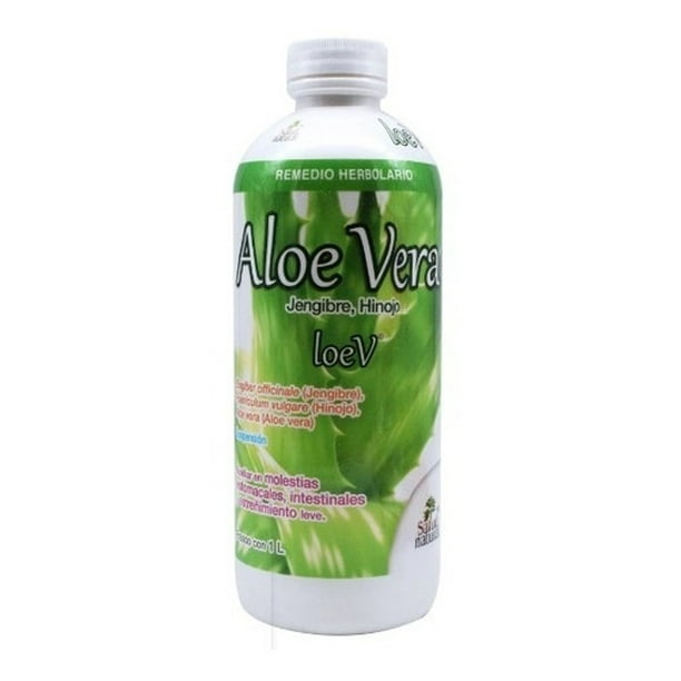 Loe V Aloe Vera Salud Natural 1 Litro Sábila Jengibre
