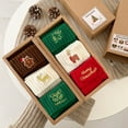 thumbnail image 6 of Yoyauz 3PCS Christmas Boat Socks Holiday Socks Colorful Winter Holiday Socks Novelty Santa Claus Socks For Christmas Ladies Men(Giftboxed), 6 of 6