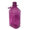 1/2 Gallon (64 oz.) Polycarbonate Plastic Sports Gym Fitness Drinking Water Bottle w/ Handle - 48mm Cap (Purple)