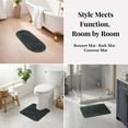 thumbnail image 2 of Evideco French Home Goods Tropical Night 3-Piece Bath Mat Set – Includes Standard, Runner, and Contour, 2 of 10