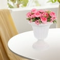 thumbnail image 5 of YOSADIER White Pedestal Planter Large Urn Planter Inspired by Roman Architecture for Outdoor Or Indoor Use, 5 of 8
