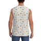 thumbnail image 4 of Balery African Animals Camisetas sin mangas para hombre, absorbe la humedad y protege contra el mal olor.-X-Large, 4 of 7