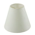 thumbnail image 6 of Aspen Creative 32128-5 Small Hardback Empire Shape Chandelier Clip-On Lamp Shade Set (5 Pack), Transitional Design in White, 6" bottom width (3" x 6" x 5"), 6 of 7