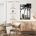 thumbnail image 5 of Elephant Stock Surfboard Pop Wall Art - Vertical Canvas Wall Art - Living Room Wall Decor - Hobbies And Lifestyle Canvas - Gray And Black Decor - 16" x 24", 5 of 8