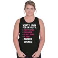 thumbnail image 3 of What Look In Guys Cocker Spaniel Dog Womens Plus Size Graphic Tank Top Brisco Brands 2X, 3 of 5
