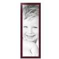 thumbnail image 2 of ArtToFrames 13" x 40" Cherry Picture Frame, 13x40 inch Red MDF Poster Frame (WOM-4333),  Pack, 2 of 8