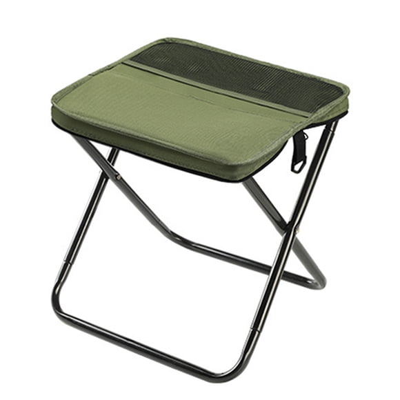 Naiovety Silla plegable para acampar, silla plegable para acampar, silla para pescar, silla para acampar, silla resistente y duradera, portátil carpas verde