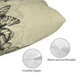 thumbnail image 3 of Yiaed Vintage Floral Print Brushed Microfiber Envelope Pillowcases, Standard,Envelope Closure Pillow Cases(No pillow core)-16"x24", 3 of 6
