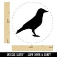 thumbnail image 2 of Crow Solid Self-Inking Rubber Stamp Ink Stamper - Purple Ink - Medium 1 Inch, 2 of 7