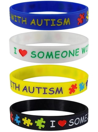 Autism awareness shop silicone bracelets bulk
