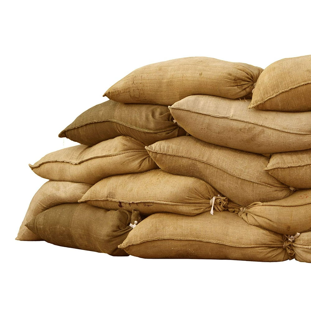 Sandbaggy Burlap Sand Bag Size 14" x 26" Sandbags 50lb Weight