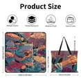 thumbnail image 2 of Cute Witch Frog Outdoor Picnic Blanket, Foldable Waterproof Beach Mat, Portable Beach Blanket for Beach Camping, Hiking, Family Concerts, 2 of 7