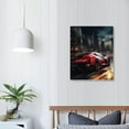 thumbnail image 3 of COMIO Cool Racing Sports Car Poster Art Decor Painting Aesthetic Wall Art Canvas for Bedroom Decor, 3 of 4
